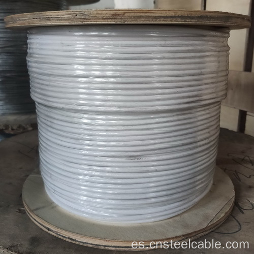 Cable de acero galvanizado recubierto de PVC